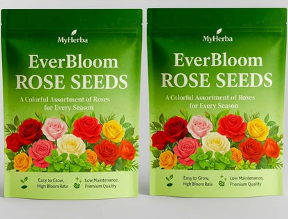 Ever Bloom Climbing Rose Seeds With Plant Booster (Pack Of 2)