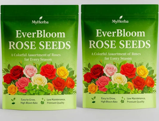 Ever Bloom Climbing Rose Seeds With Plant Booster (Pack Of 2)
